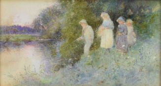 Thomas Mackay (1851-1920) The Young Anglers