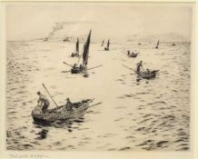 William Lionel Wyllie RA RWS (1851-1931) Portsmouth Fishing Boats