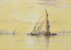 Elijah Walton (1832-1880) Evening on the Nile