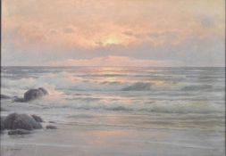 Carl Kenzler (1872-1947) Coastal Sunset