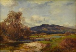 Owen Bowen (1873-1967) On the River Cairn, Scotland