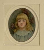 Florence Hardy (British 19th-20th Century) Portrait Miniature of Anna