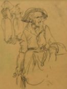Frank Brangwyn (1867-1956) Study of a Breton Fisherman