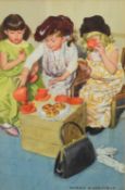 Harry Wingfield (1910-2002) Children's Teaparty