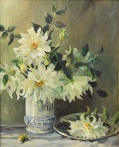 Lady Freda Blois (1880-1943) Bouquet of Dahlias