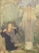 Attributed to Bernard Sleigh (1872-1954) Christ Appearing to Mary Magdalene at the Tomb