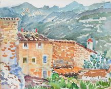 Frederic Whiting RSW RI (1874-1962) Provence Cottages