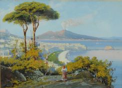 Yves Gianni (19th-20th Century) The Bay of Naples