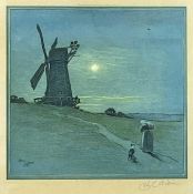 Cecil Aldin RBA (1870-1935) The Old Windmill