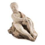 Sitzender Putto