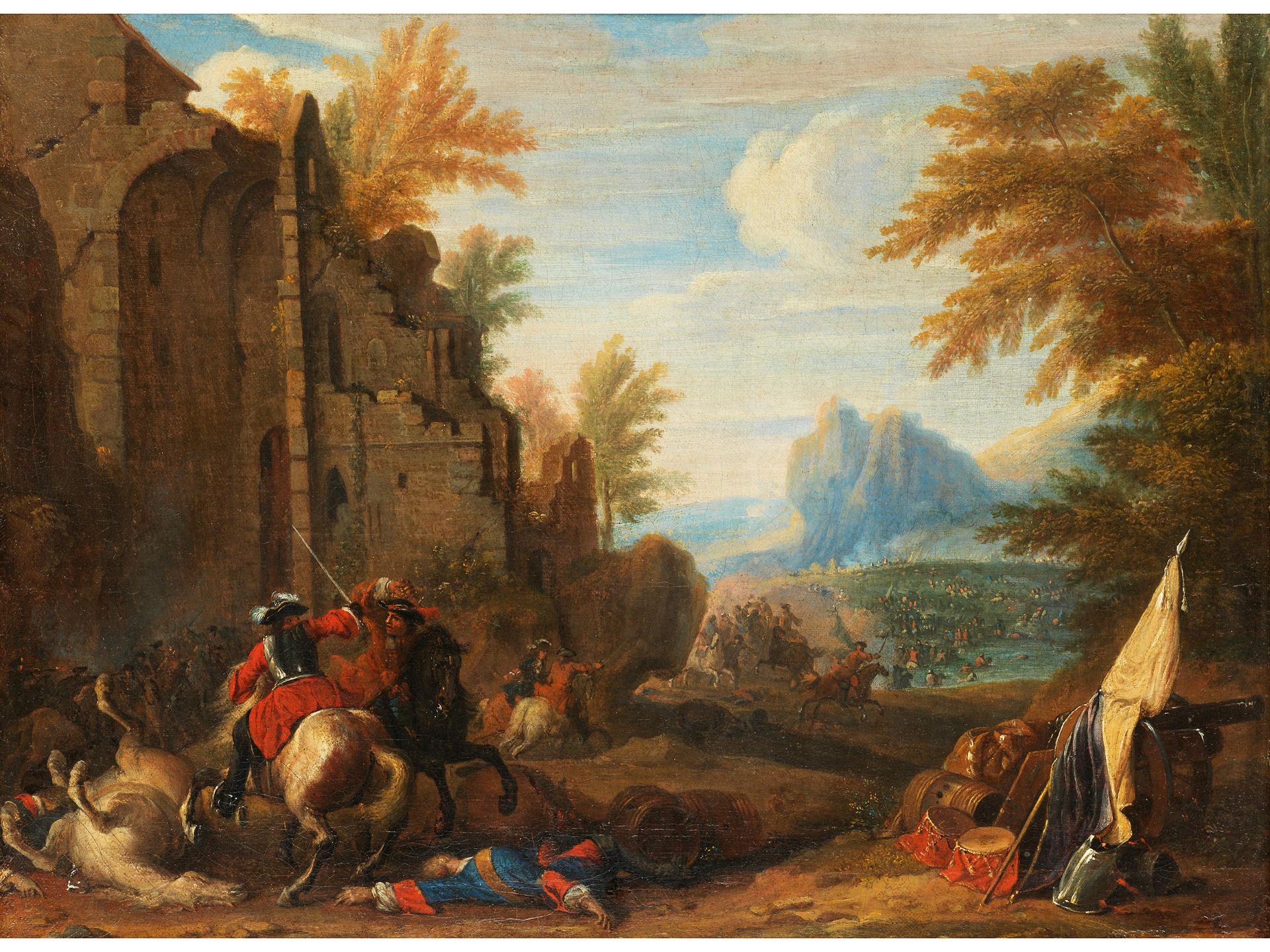 Adam Frans van der Meulen, 1632 Brüssel – 1690 Paris, zug.