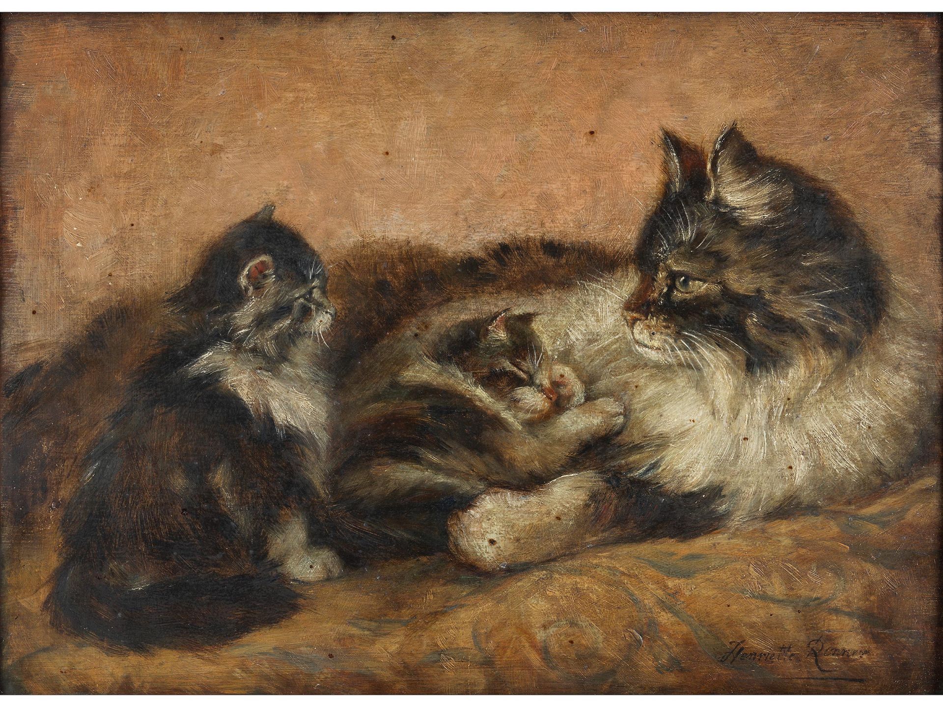 Henriette Ronner-Knip, 1821 Amsterdam – 1909 Brüssel