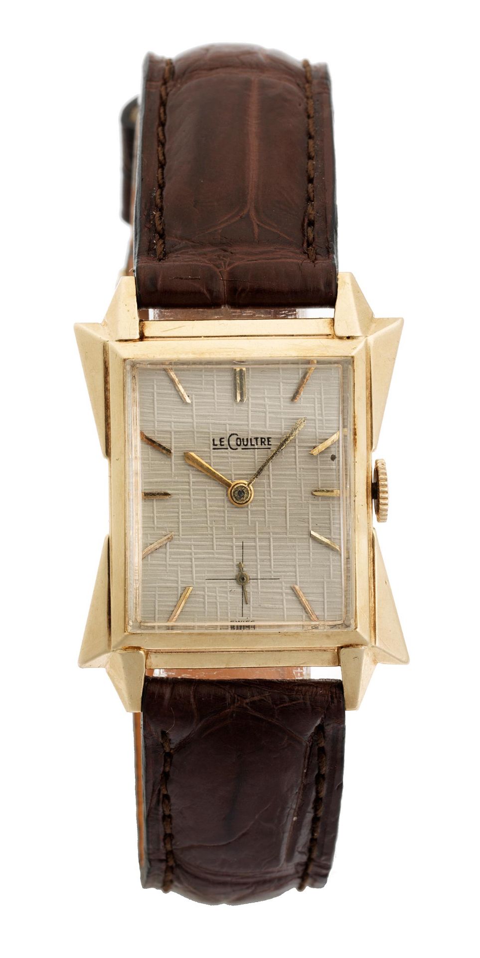 Rechteckige LeCoultre in Gold