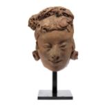 Terrakotta-Kopf eines Bodhisattva