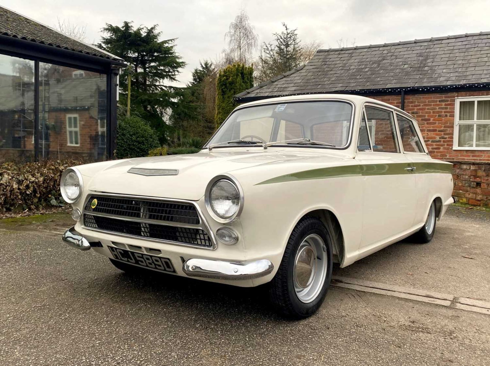 1963 Ford Lotus Cortina Pre-Aeroflow model, fitted with A-frame rear suspension - Image 8 of 58