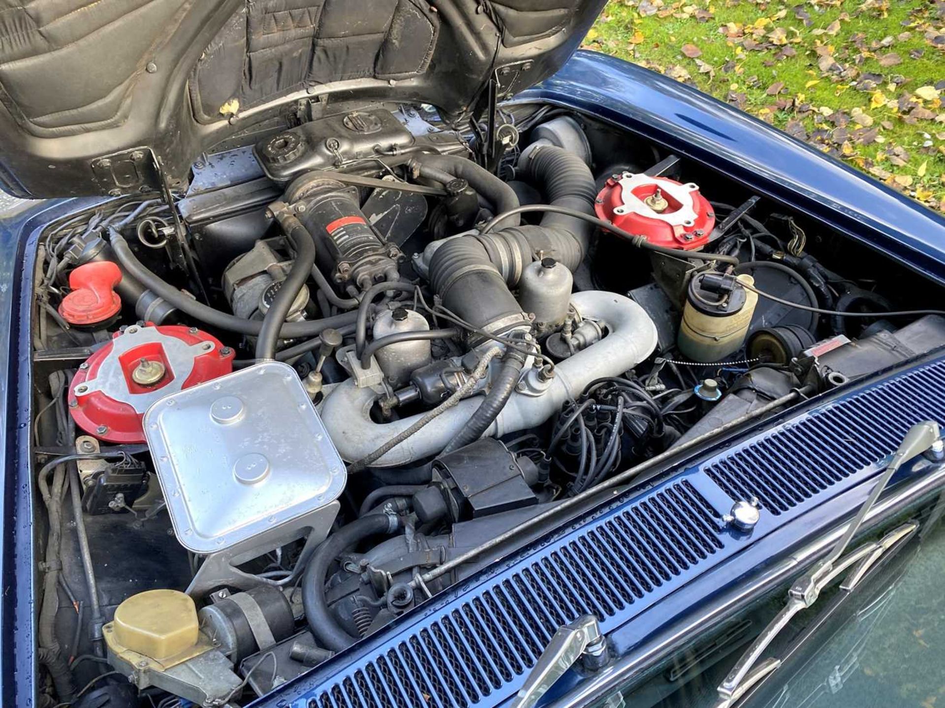 1971 Rolls-Royce Corniche Saloon Finished in Royal Navy Blue with Tobacco hide - Image 72 of 100