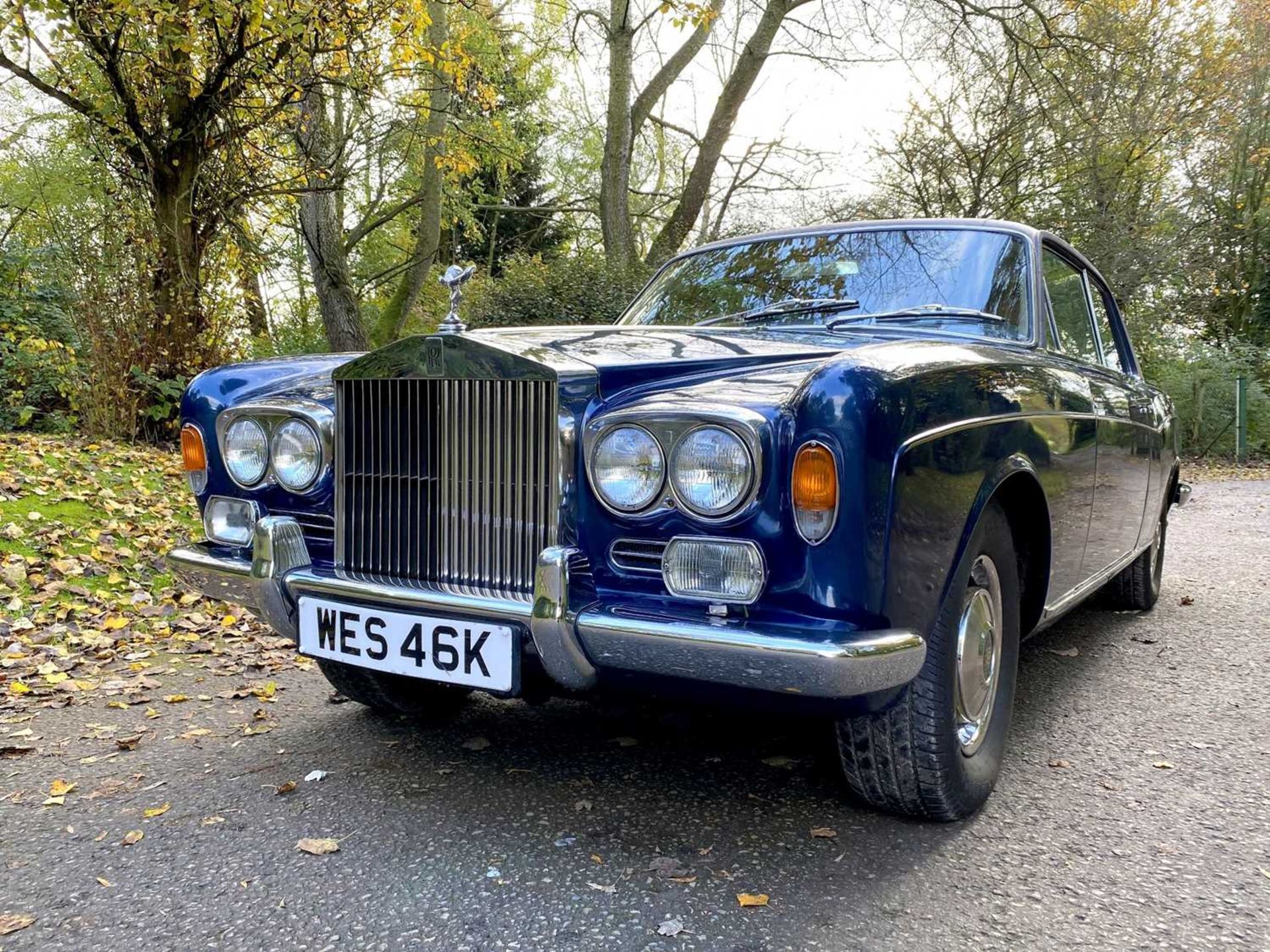 1971 Rolls-Royce Corniche Saloon Finished in Royal Navy Blue with Tobacco hide - Image 2 of 100