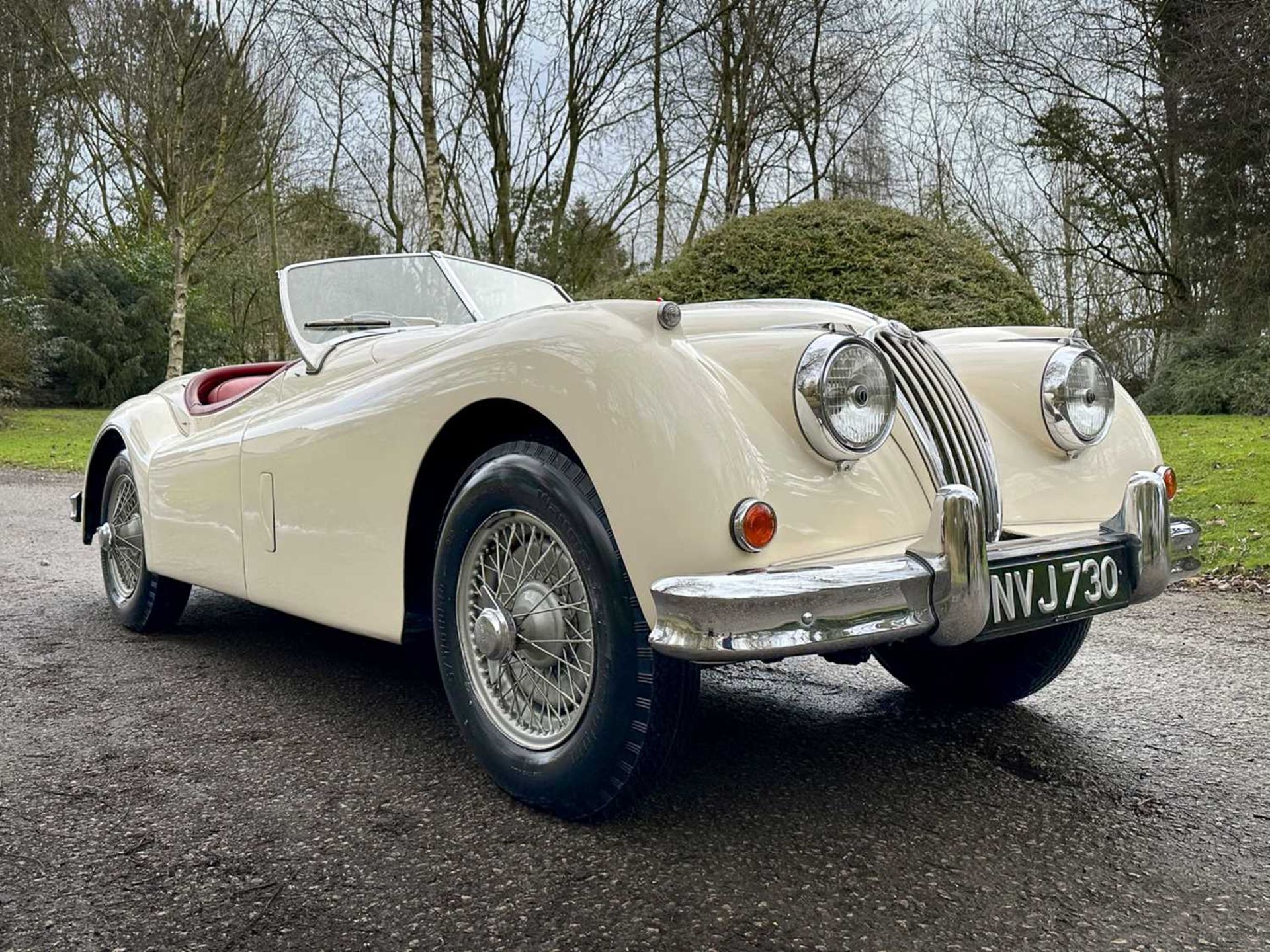 1956 Jaguar XK140 SE Roadster Home-market car. In the same family ownership for 33 years