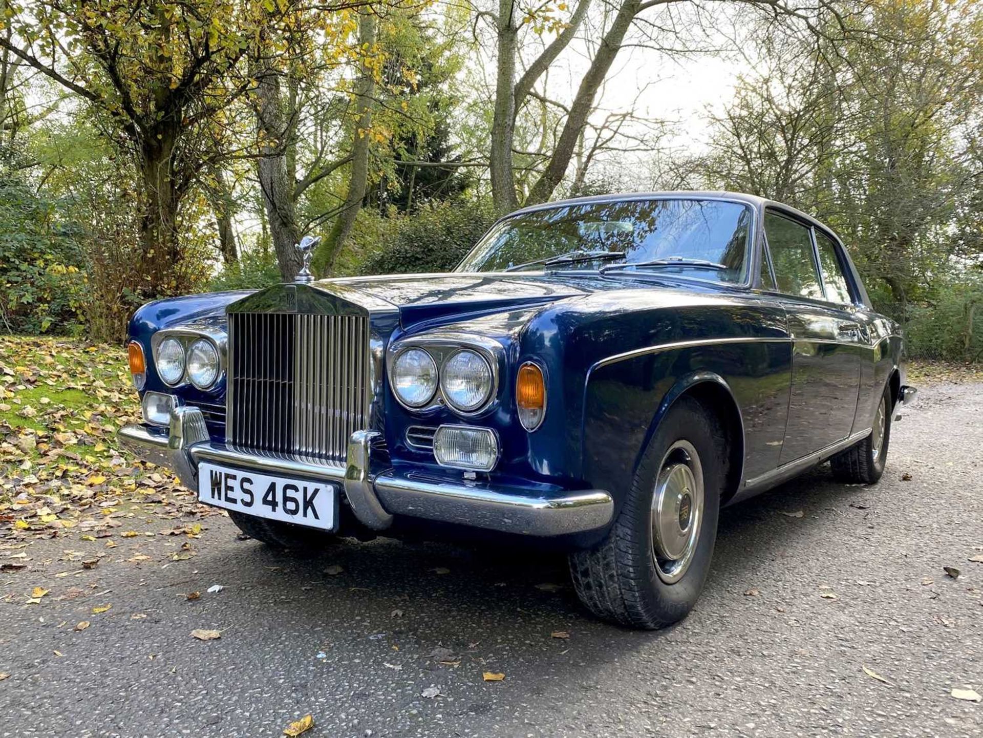 1971 Rolls-Royce Corniche Saloon Finished in Royal Navy Blue with Tobacco hide - Image 6 of 100