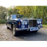 1971 Rolls-Royce Corniche Saloon Finished in Royal Navy Blue with Tobacco hide