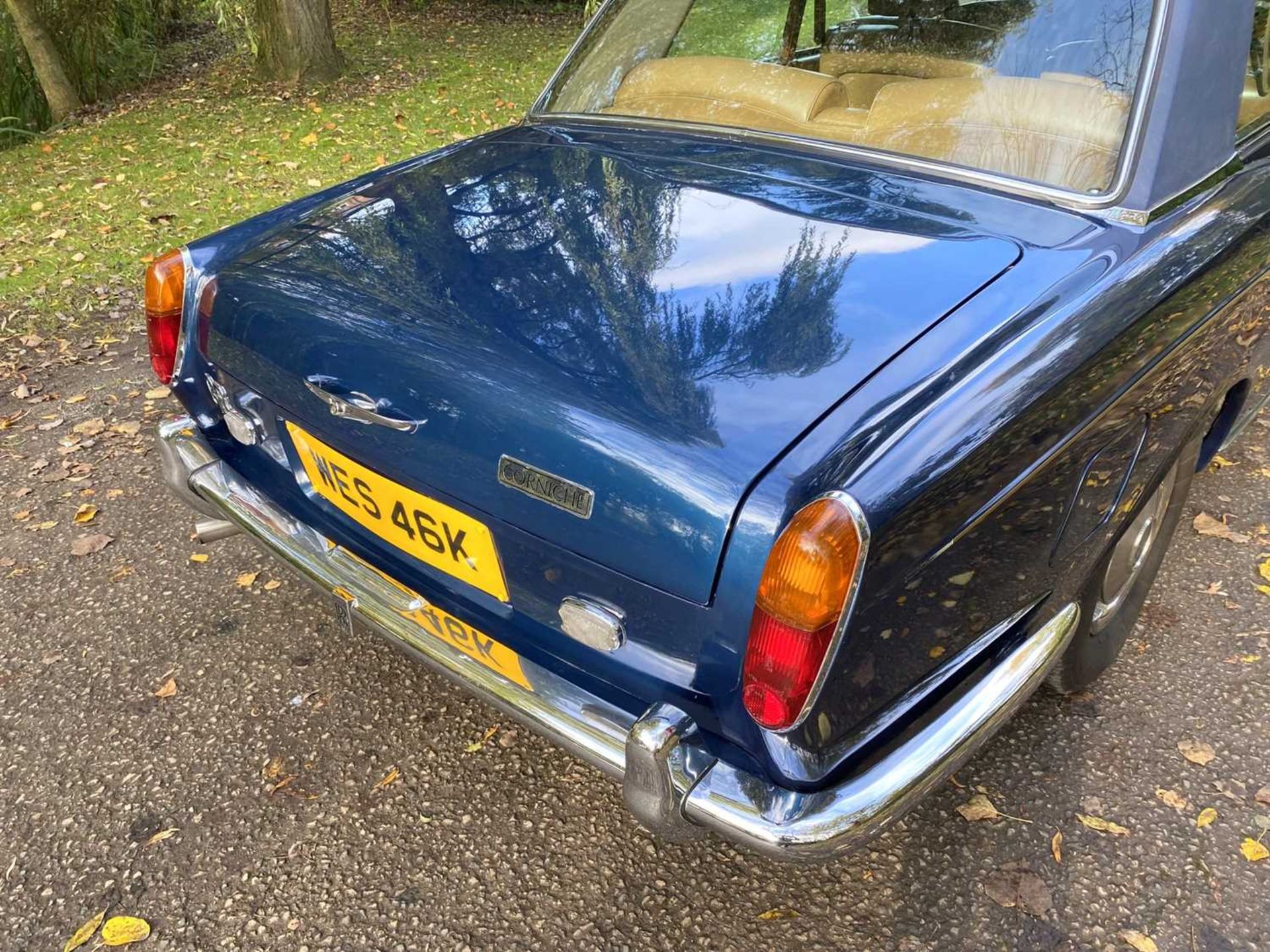 1971 Rolls-Royce Corniche Saloon Finished in Royal Navy Blue with Tobacco hide - Image 92 of 100