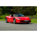 2012 Ferrari 458 Spider Warranted 4,580 miles from new