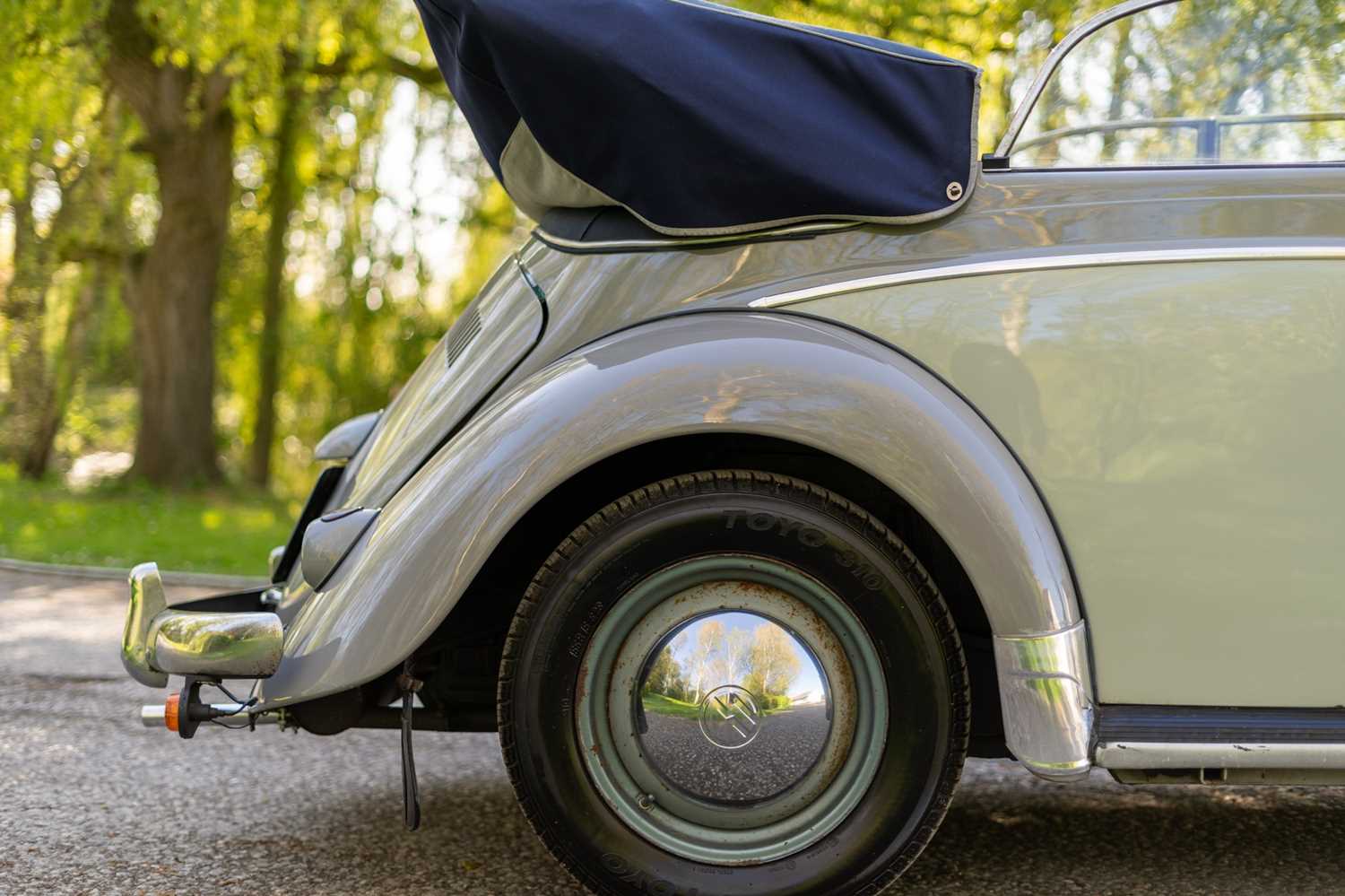 1954 Volkswagen Beetle Cabriolet By repute, the first right-hand drive example despatched to the UK - Image 18 of 86