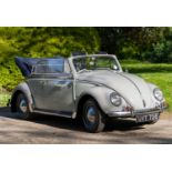 1954 Volkswagen Beetle Cabriolet By repute, the first right-hand drive example despatched to the UK