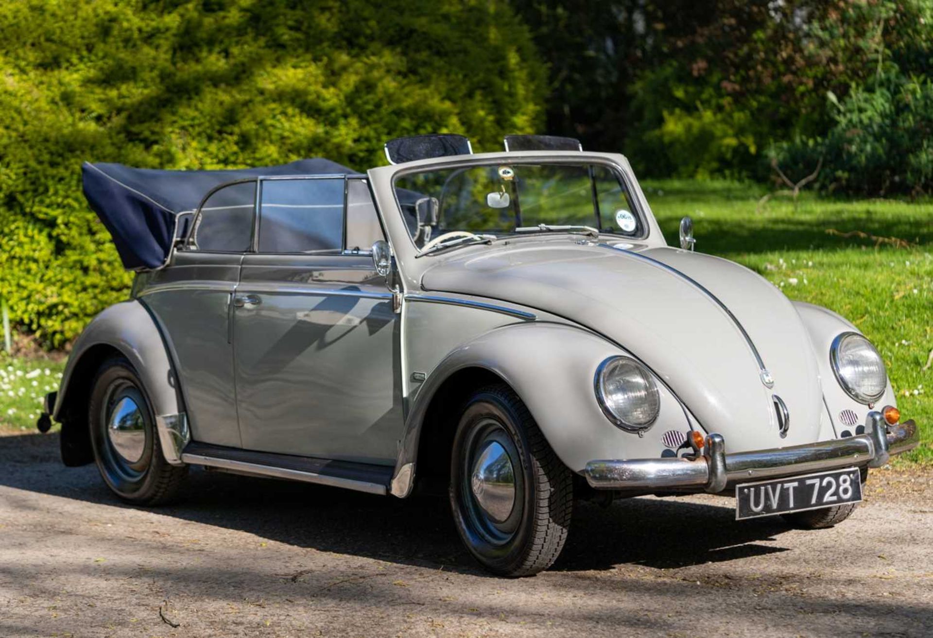 1954 Volkswagen Beetle Cabriolet By repute, the first right-hand drive example despatched to the UK