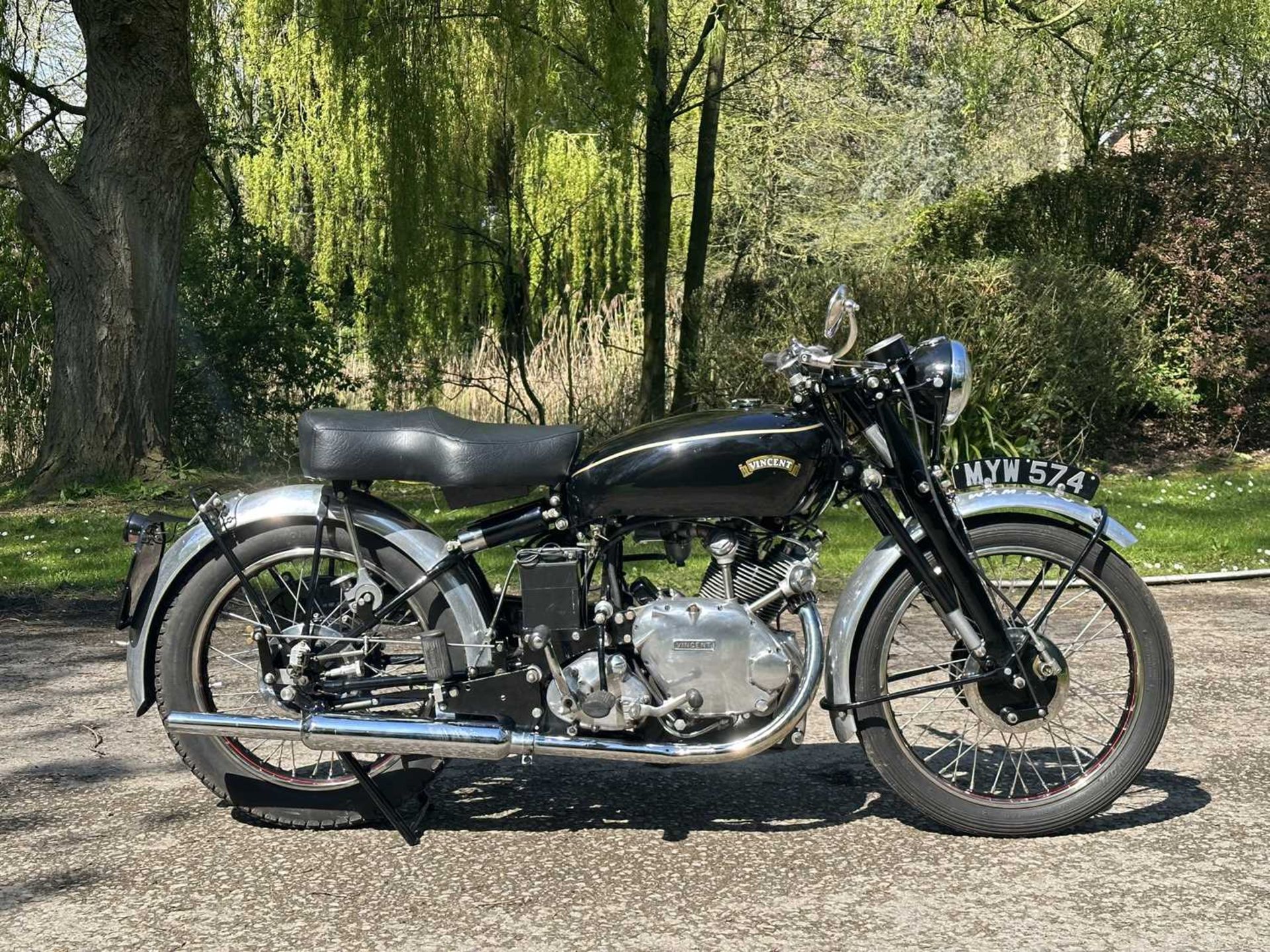 1952 Vincent Comet Comes with an old style log book and dating certificate from the Vincent Owners C