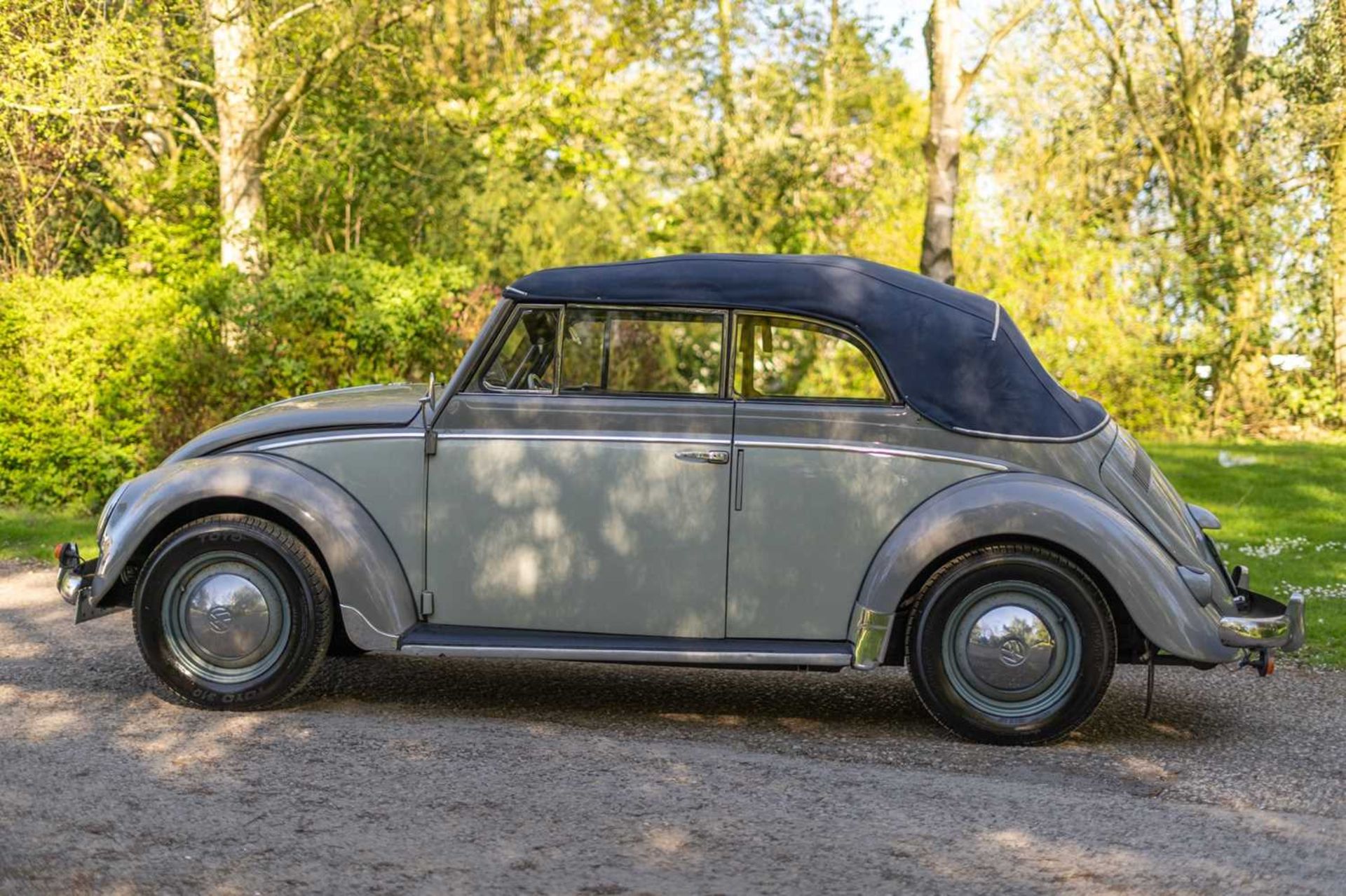 1954 Volkswagen Beetle Cabriolet By repute, the first right-hand drive example despatched to the UK - Image 12 of 86