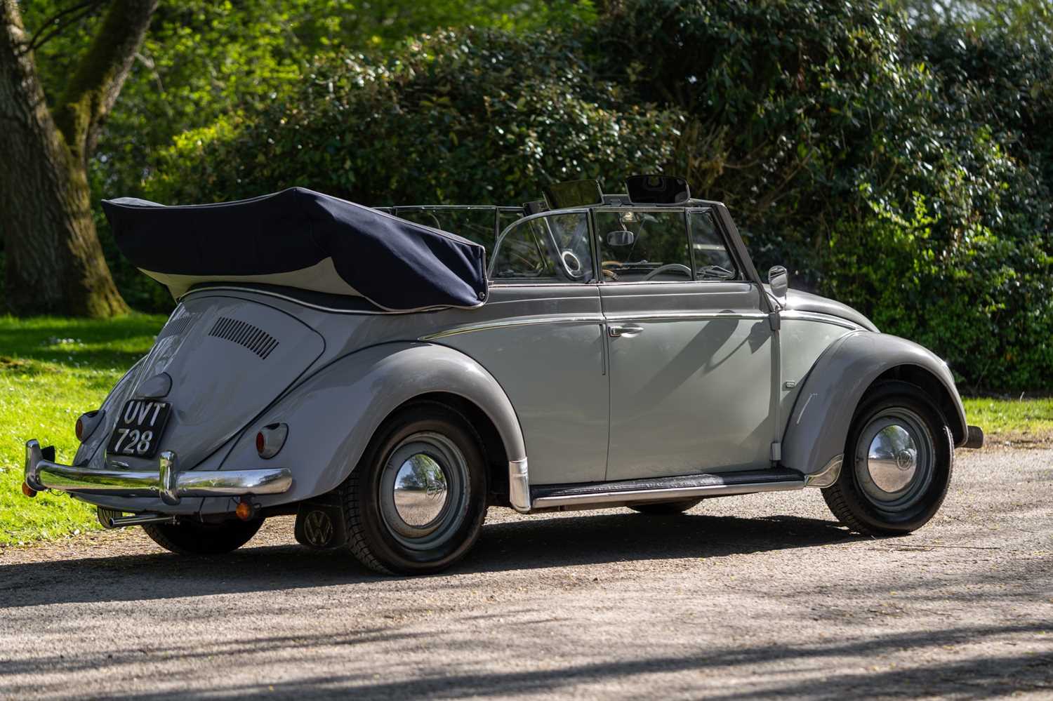 1954 Volkswagen Beetle Cabriolet By repute, the first right-hand drive example despatched to the UK - Image 4 of 86
