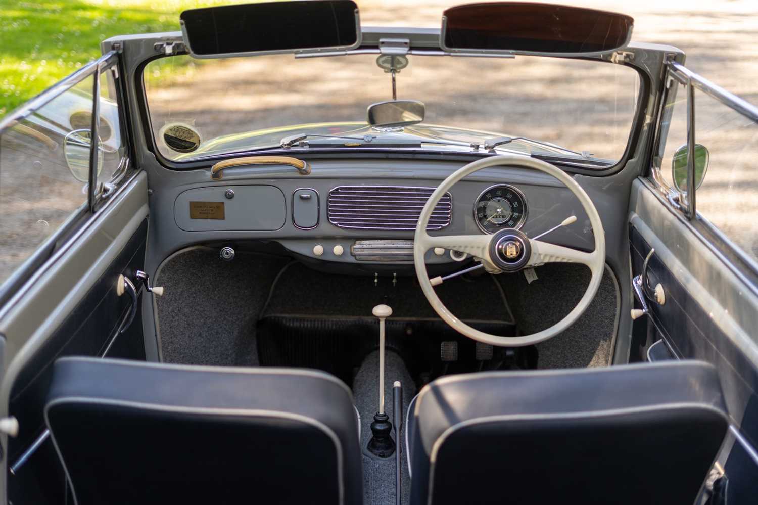 1954 Volkswagen Beetle Cabriolet By repute, the first right-hand drive example despatched to the UK - Image 71 of 86