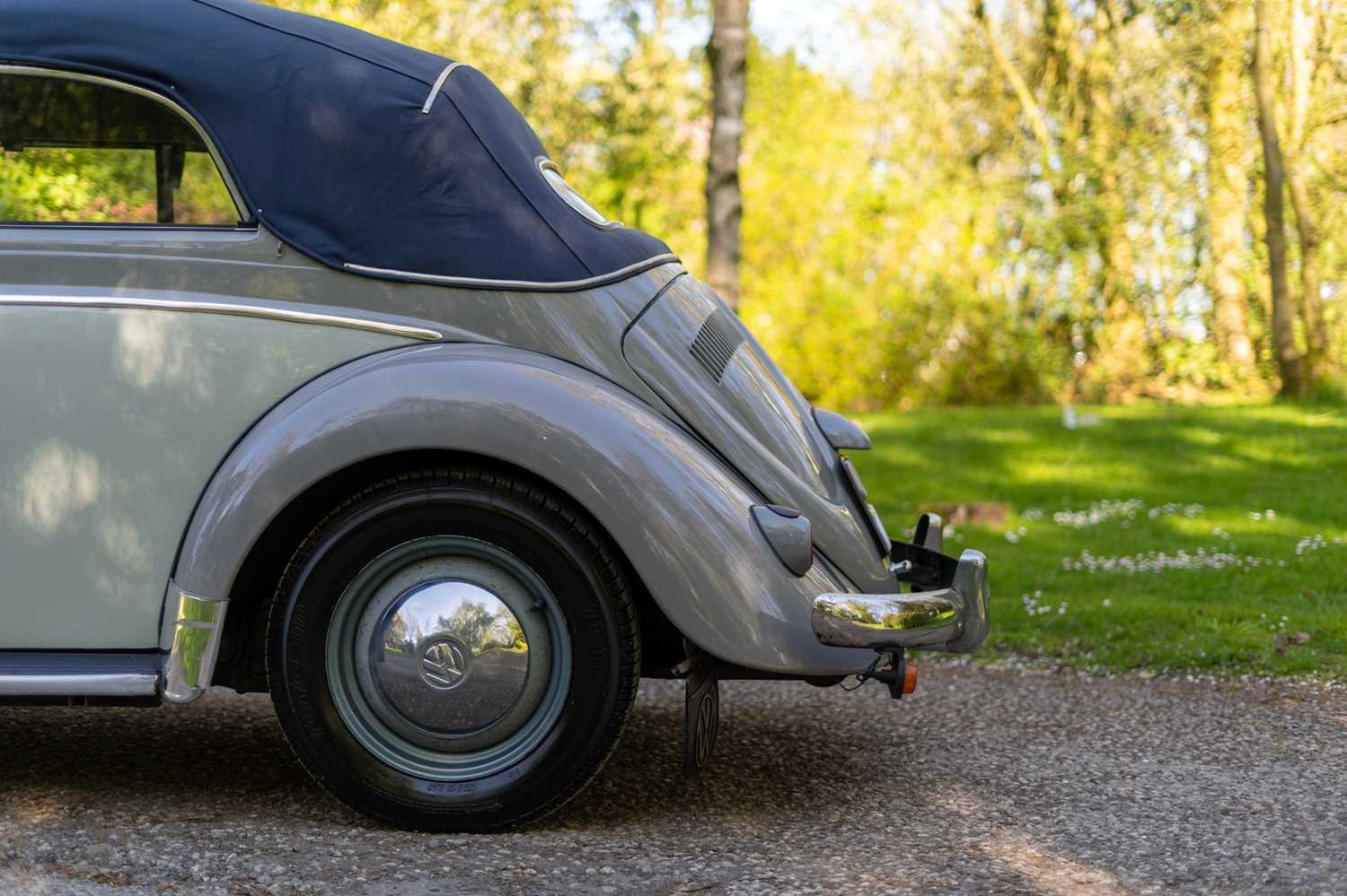 1954 Volkswagen Beetle Cabriolet By repute, the first right-hand drive example despatched to the UK - Image 17 of 86