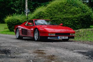 1991 Ferrari Testarossa LHD, Swiss-Market example. Originally specified in Grigio, now refinished in