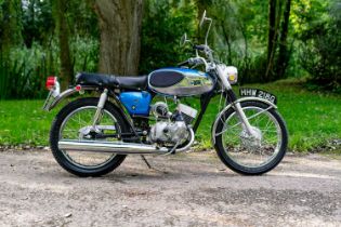 1969 Bridgestone 100GP Two-stroke, rotary valve-engined 'lightweight' restored to a high standard