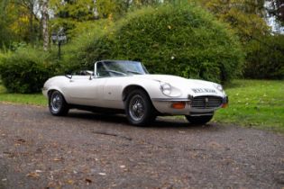 1973 Jaguar E-Type Roadster A credible 37,000 mile right-hand drive, home market example, specified