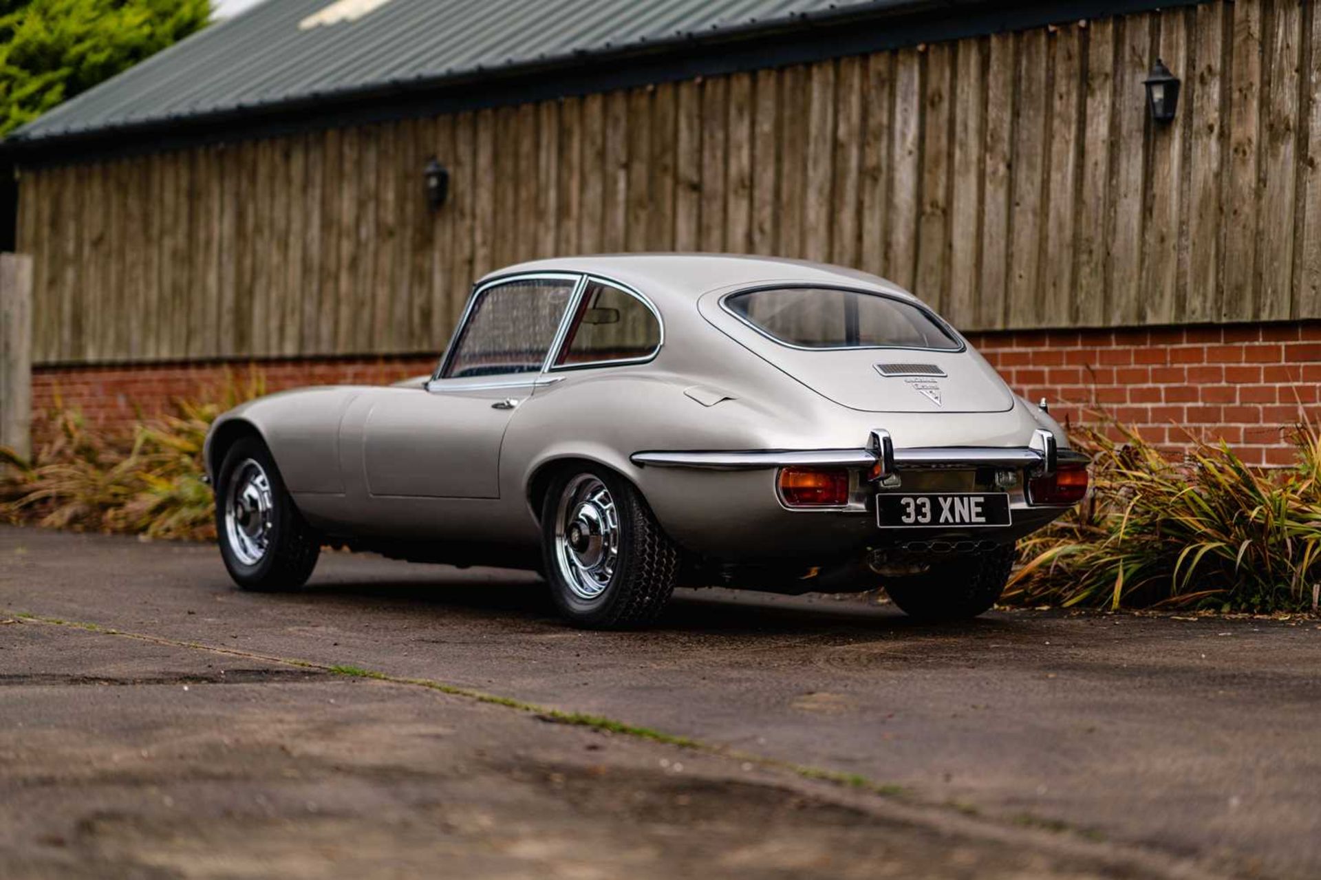 1971 Jaguar E -Type Coupe 5.3 Finished in the special order colour of Pale Pearl Metallic Silver. Re - Image 9 of 58