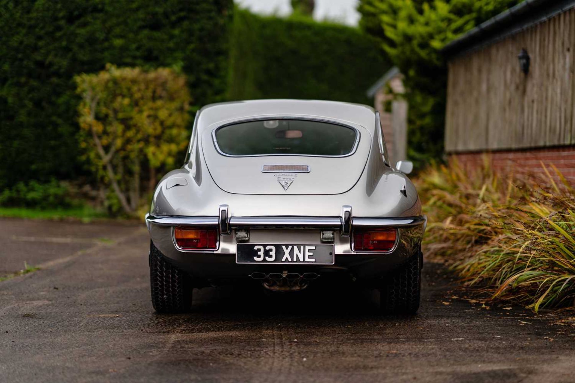 1971 Jaguar E -Type Coupe 5.3 Finished in the special order colour of Pale Pearl Metallic Silver. Re - Image 7 of 58