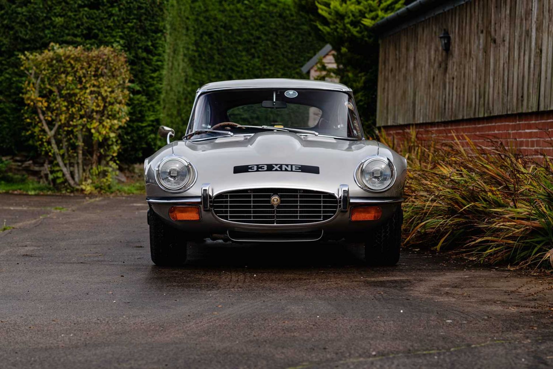 1971 Jaguar E -Type Coupe 5.3 Finished in the special order colour of Pale Pearl Metallic Silver. Re - Image 3 of 58