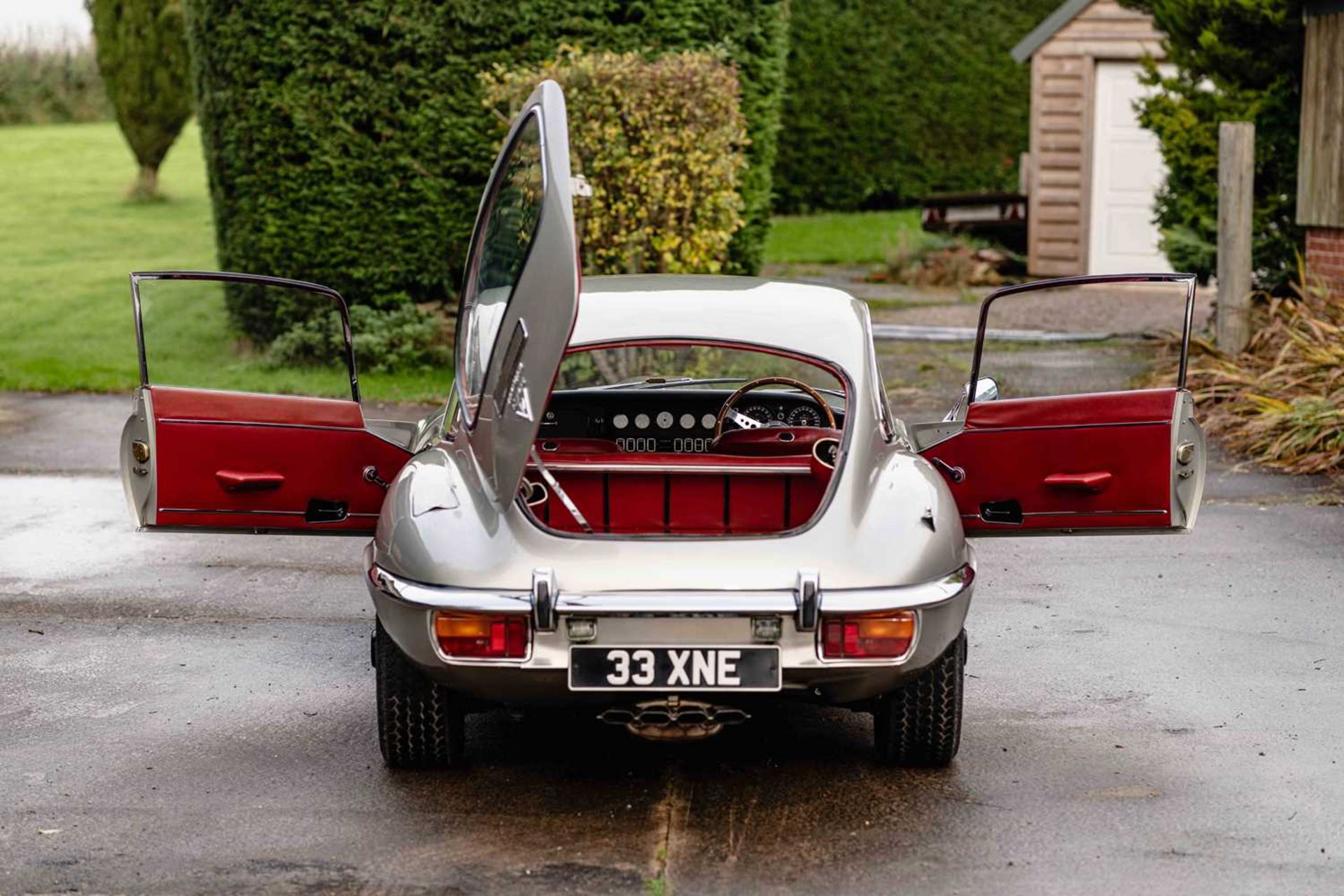 1971 Jaguar E -Type Coupe 5.3 Finished in the special order colour of Pale Pearl Metallic Silver. Re - Image 30 of 58