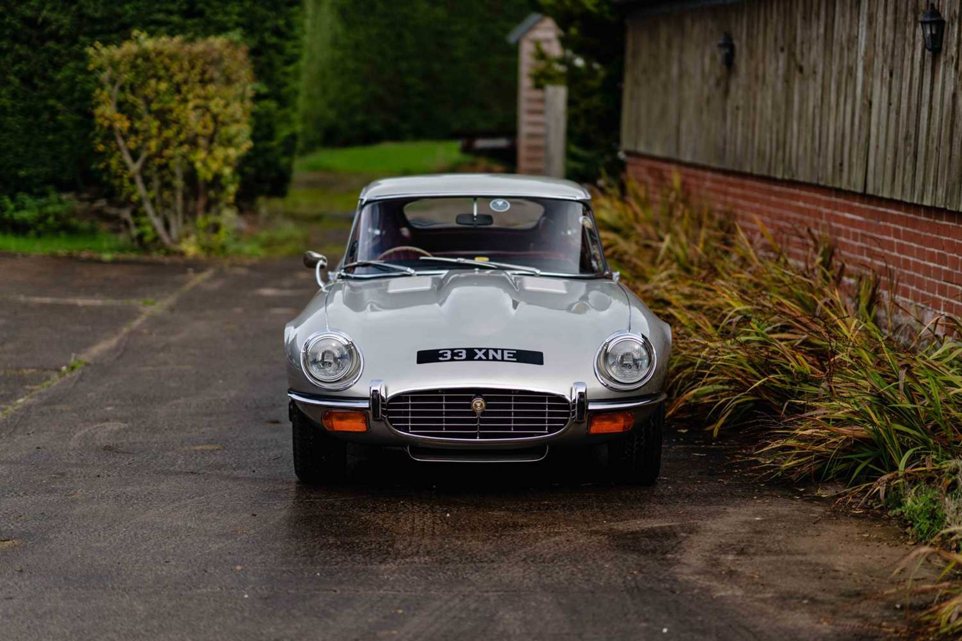 1971 Jaguar E -Type Coupe 5.3 Finished in the special order colour of Pale Pearl Metallic Silver. Re - Image 2 of 58