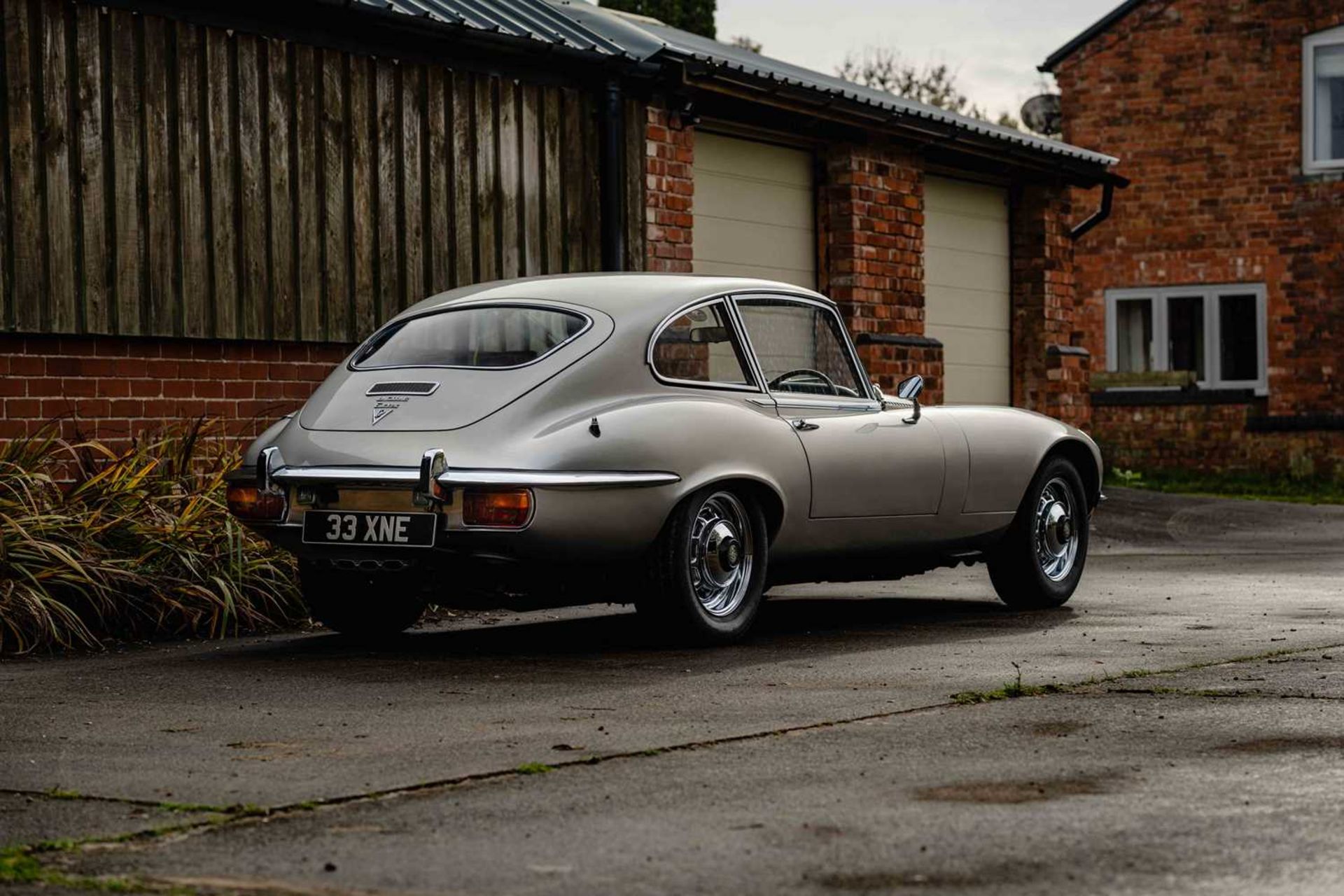 1971 Jaguar E -Type Coupe 5.3 Finished in the special order colour of Pale Pearl Metallic Silver. Re - Image 6 of 58