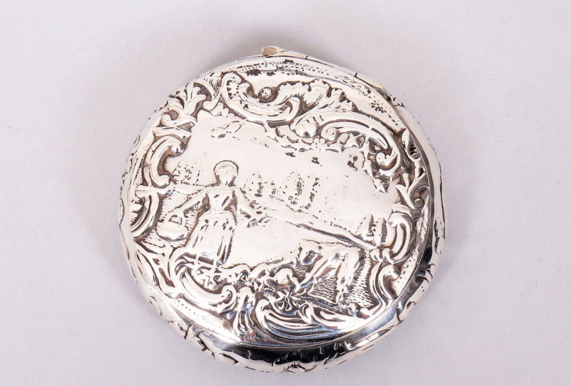 Small lidded box, silver, Netherlands, 1892 - Image 3 of 5