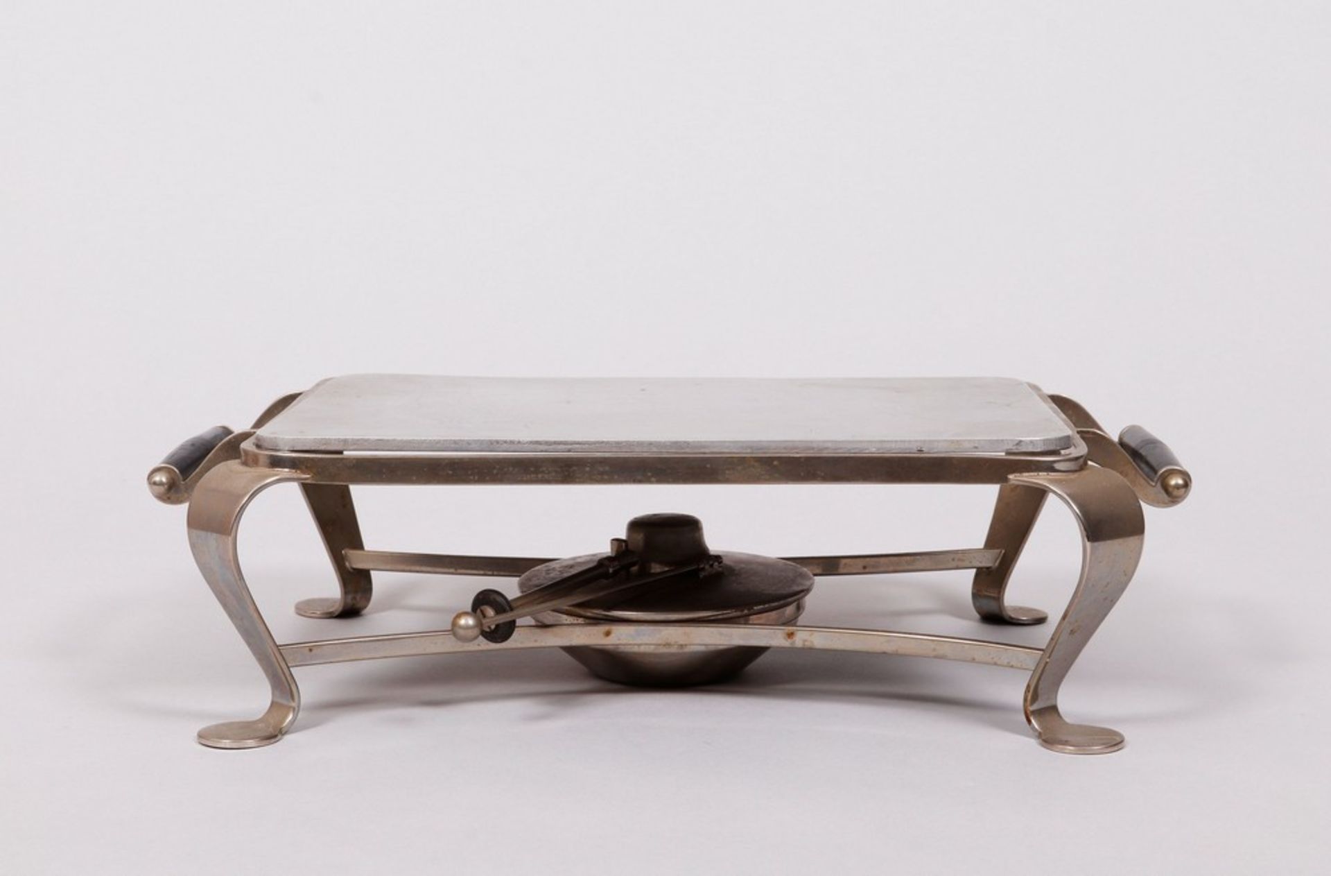 Rechaud, silver-plated, Carl Deffner, Esslingen, c. 1920 - Image 2 of 4