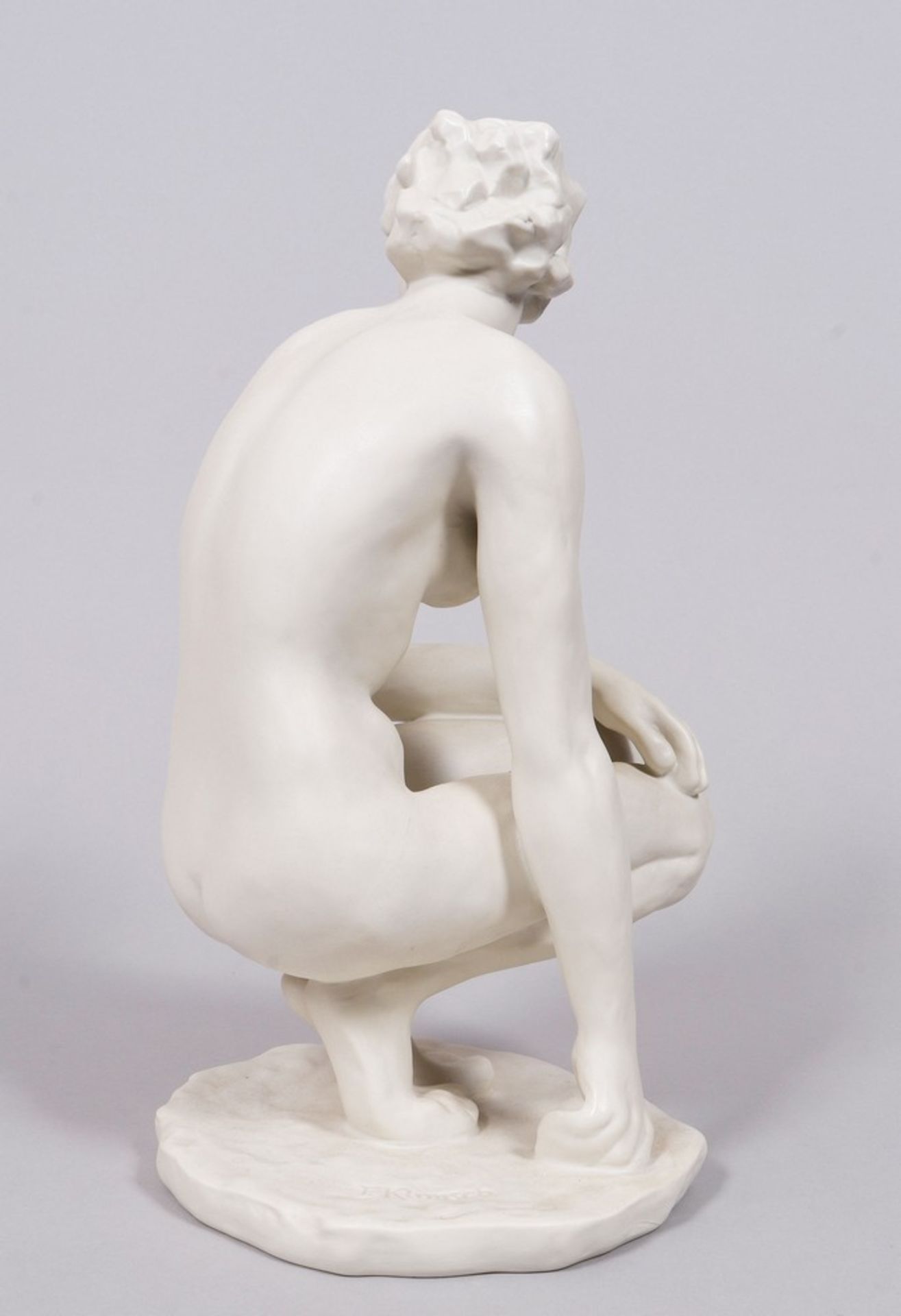 "Hockende", Entwurf Fritz Klimsch (1870, Frankfurt a.M. - 1960, Freiburg), Ausführung Rosenthal, 20 - Bild 5 aus 9