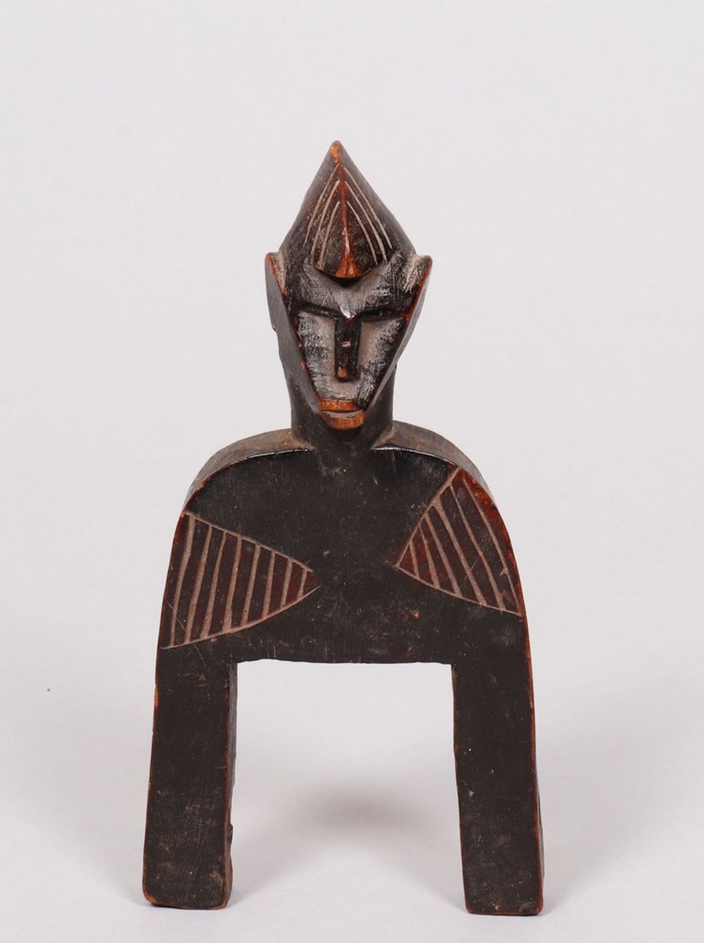 Senufo-Webrollenhalter, Elfenbeinküste, wohl 1. H. 20.Jh.  - Bild 2 aus 4