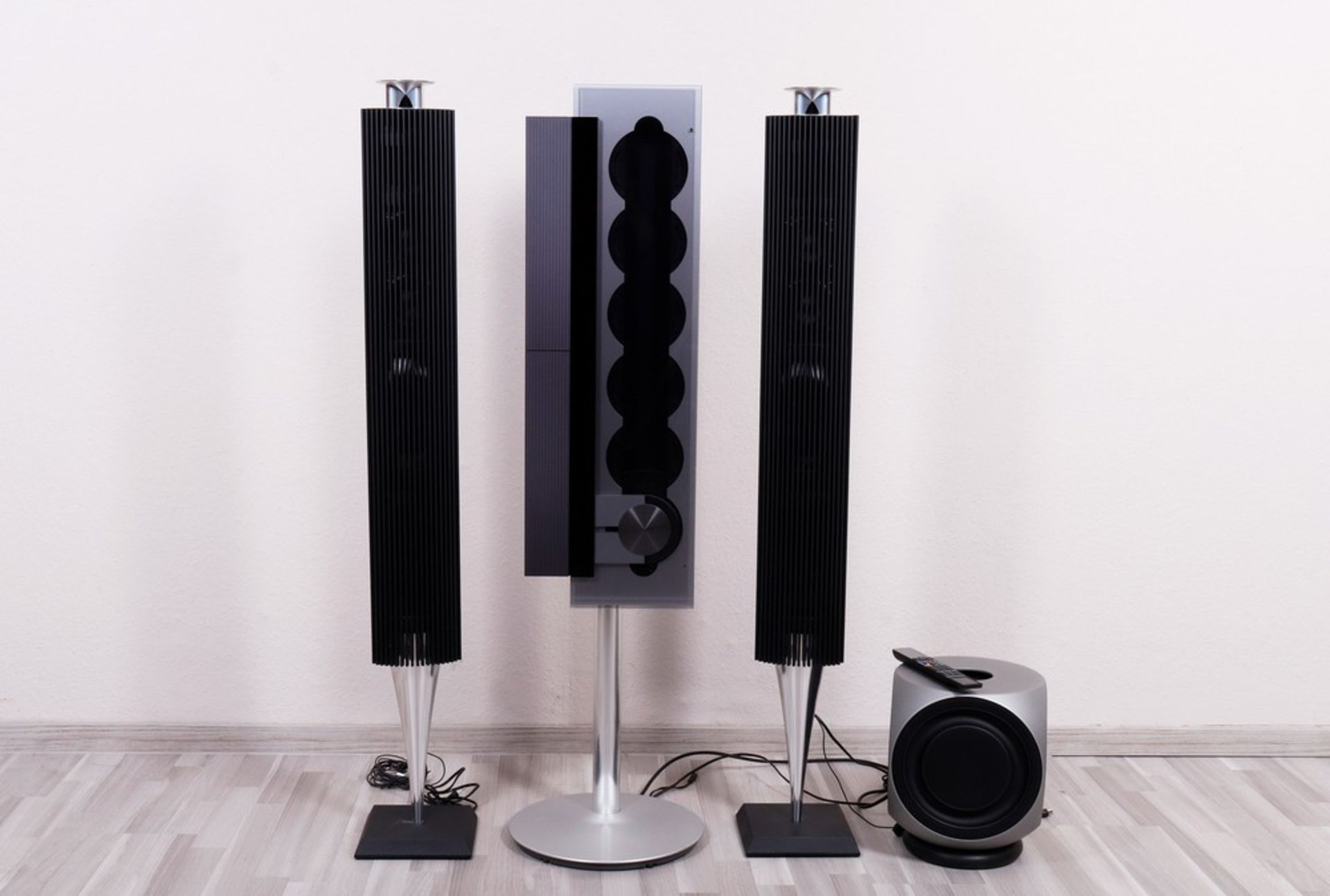Stereo system, design David Lewis (1939-2011) for Bang & Olufson, 21st C.