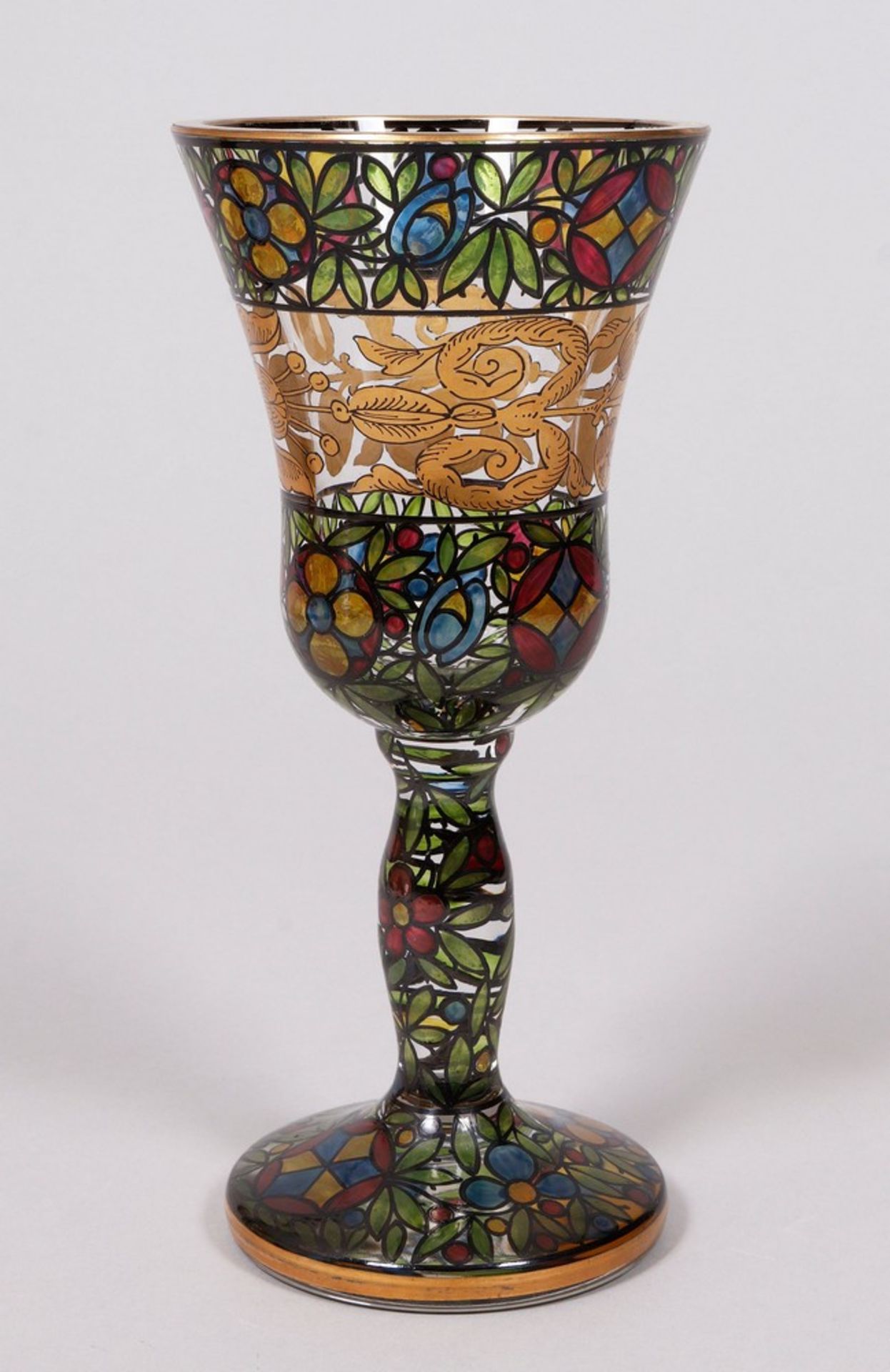Art Nouveau goblet, probably Steinschönau, c. 1910 - Image 2 of 5