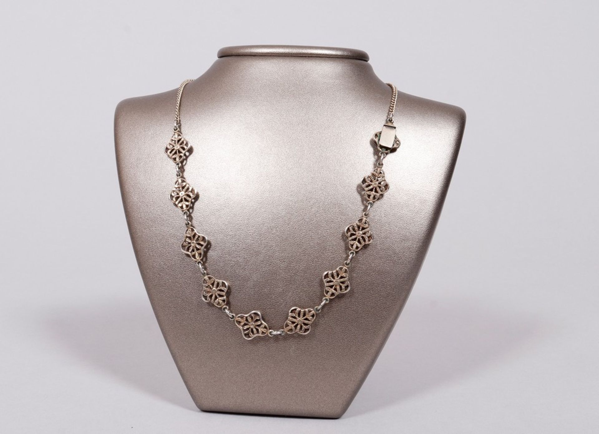 Art Deco necklace, 800 silver, Austria, around 1920/30 - Image 3 of 4